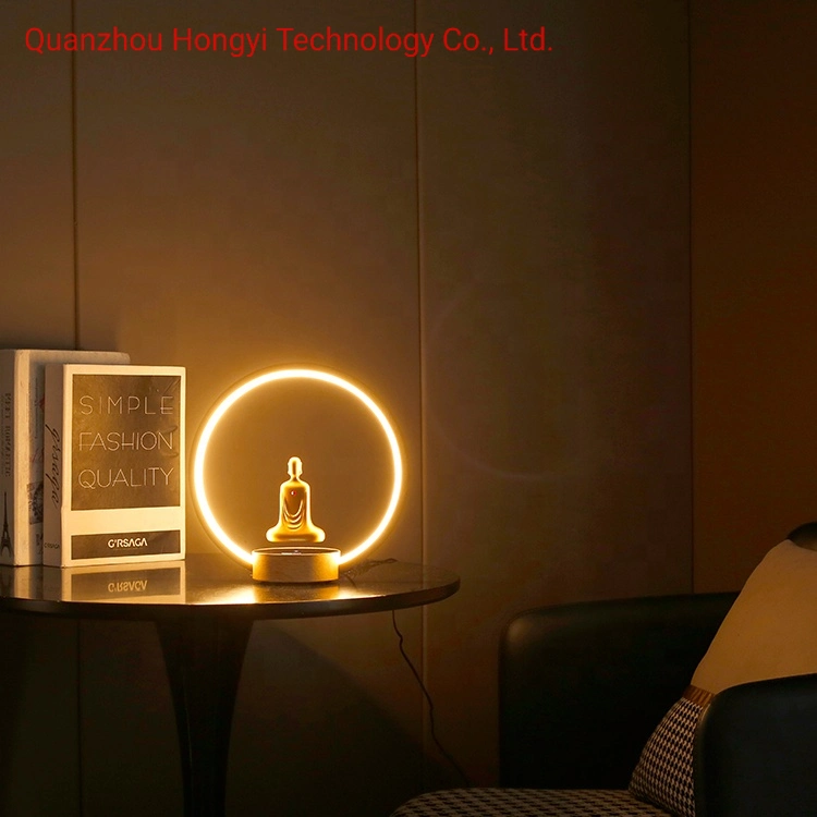 LED Home Fixture Modern Living Room Decorative Dining Magnetic Levitation Floating Buddha Room Light