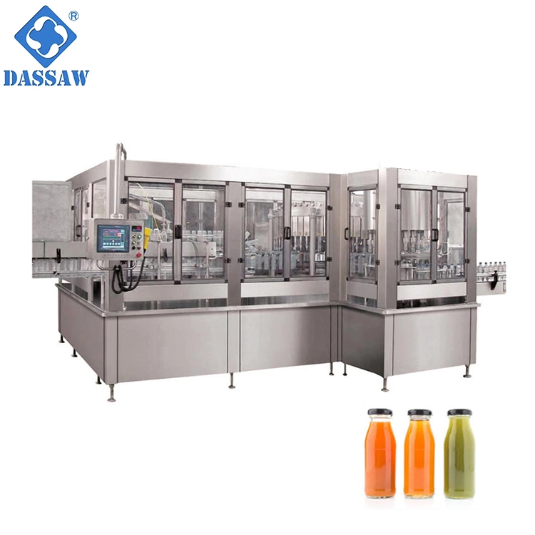 Automatic 5000bph Fruit Pulp Juice Pet Bottle Filling Machine