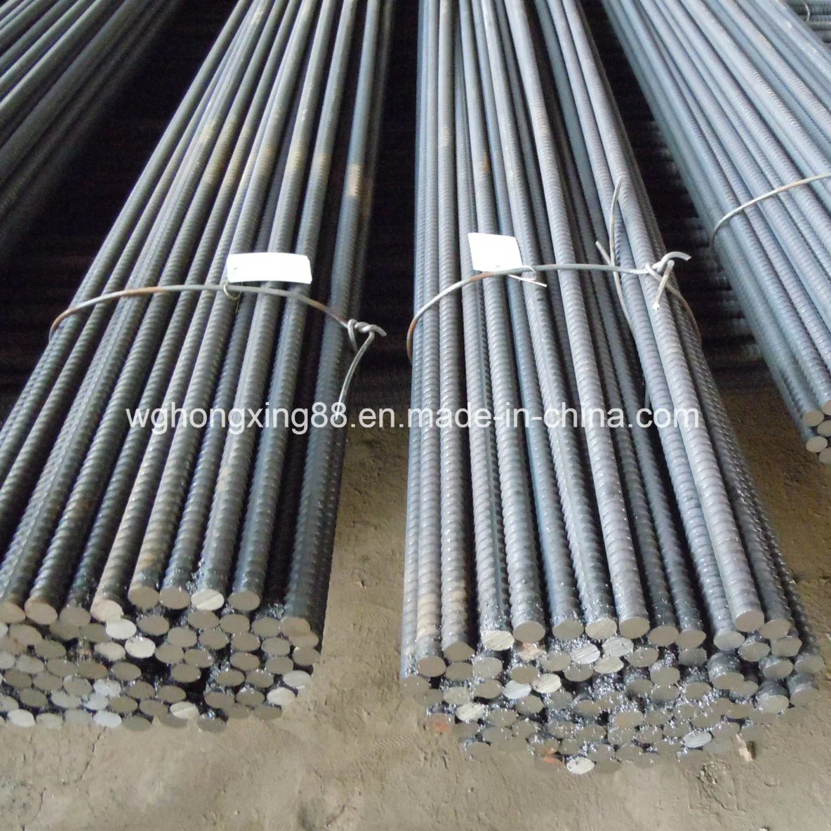 Hot Rolled Reinforced Deformed Steel Bar, HRB335 HRB400, Made in China