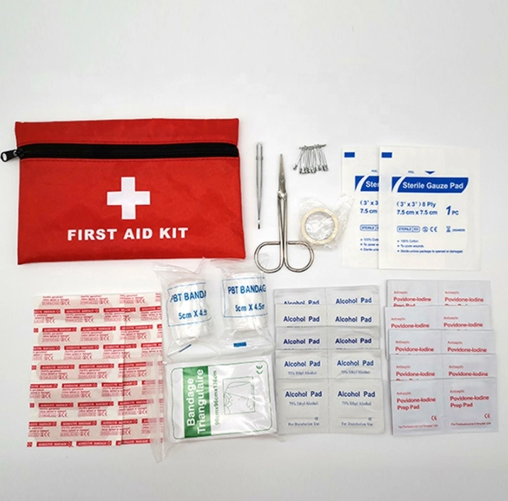 Ligero multifuncional 1680D rojo bolso de emergencia de Nylon Kit de primeros auxilios médicos