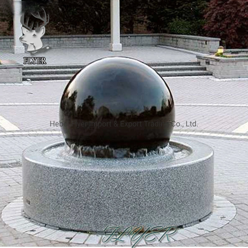 Factory Price Outdoor Garden Decoration Floating Fountain Ball Marble Water Ball Sculpture