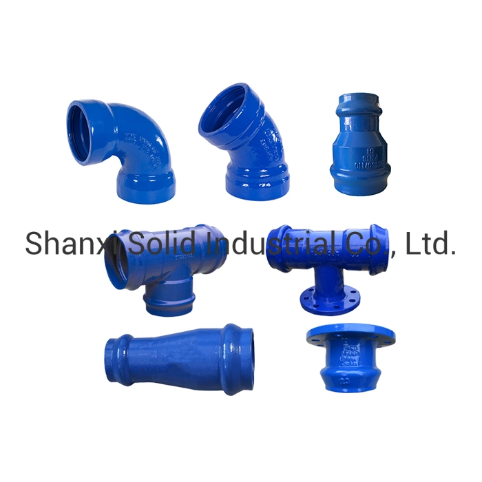 Ductile Iron Di, PVC Pipe Fittings All Socket Cross for PVC Pipe