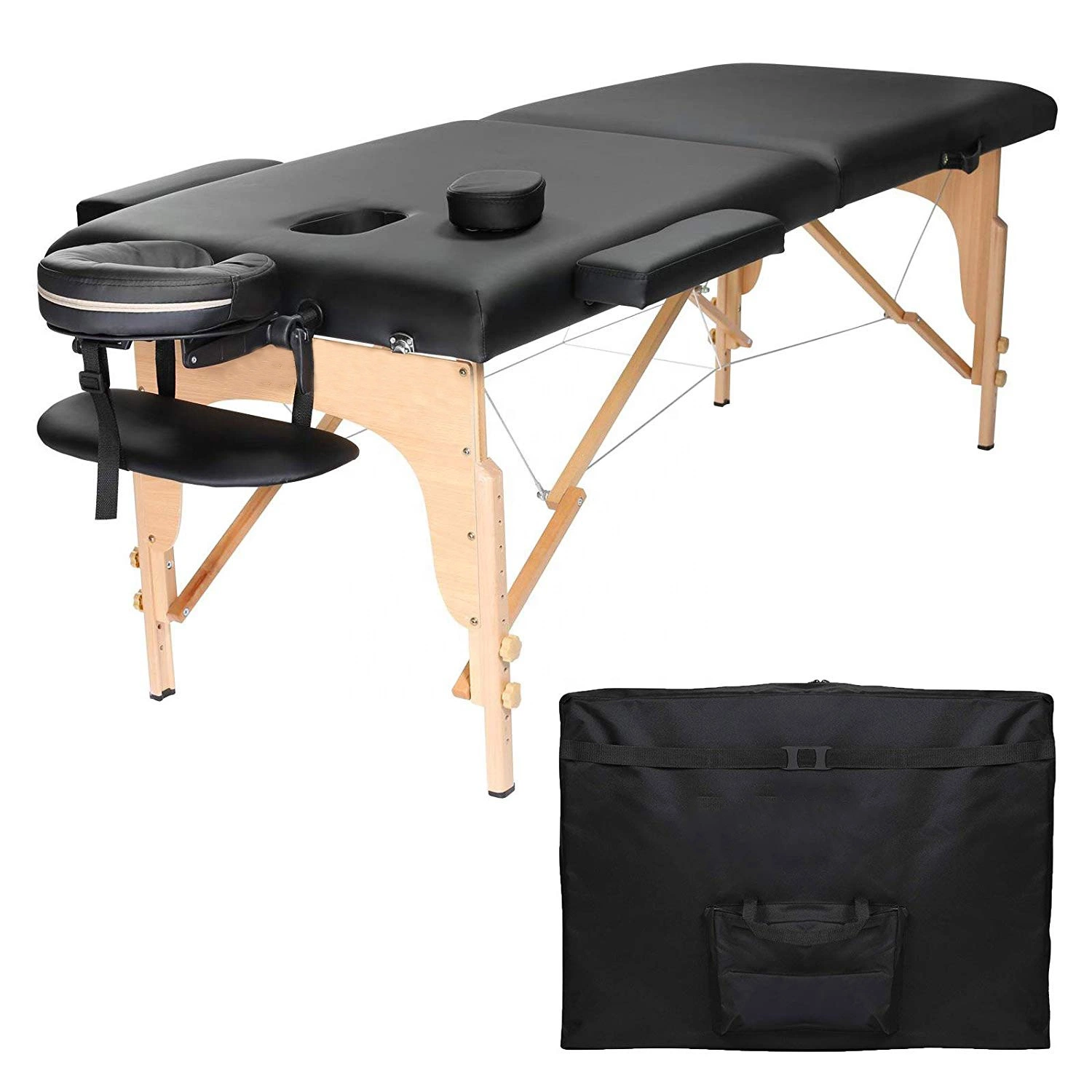 Thai Beauty Thai Sleeping Portable 2 Lying Massage Table SPA Bed