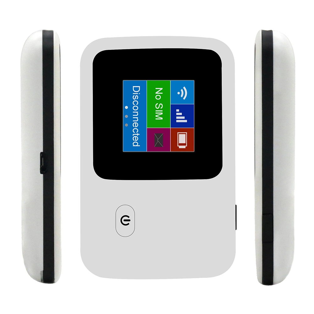 Customized White 300Mbps Portable Wireless Mini 3G 4G Lte SIM WiFi Router with 2000mAh Power