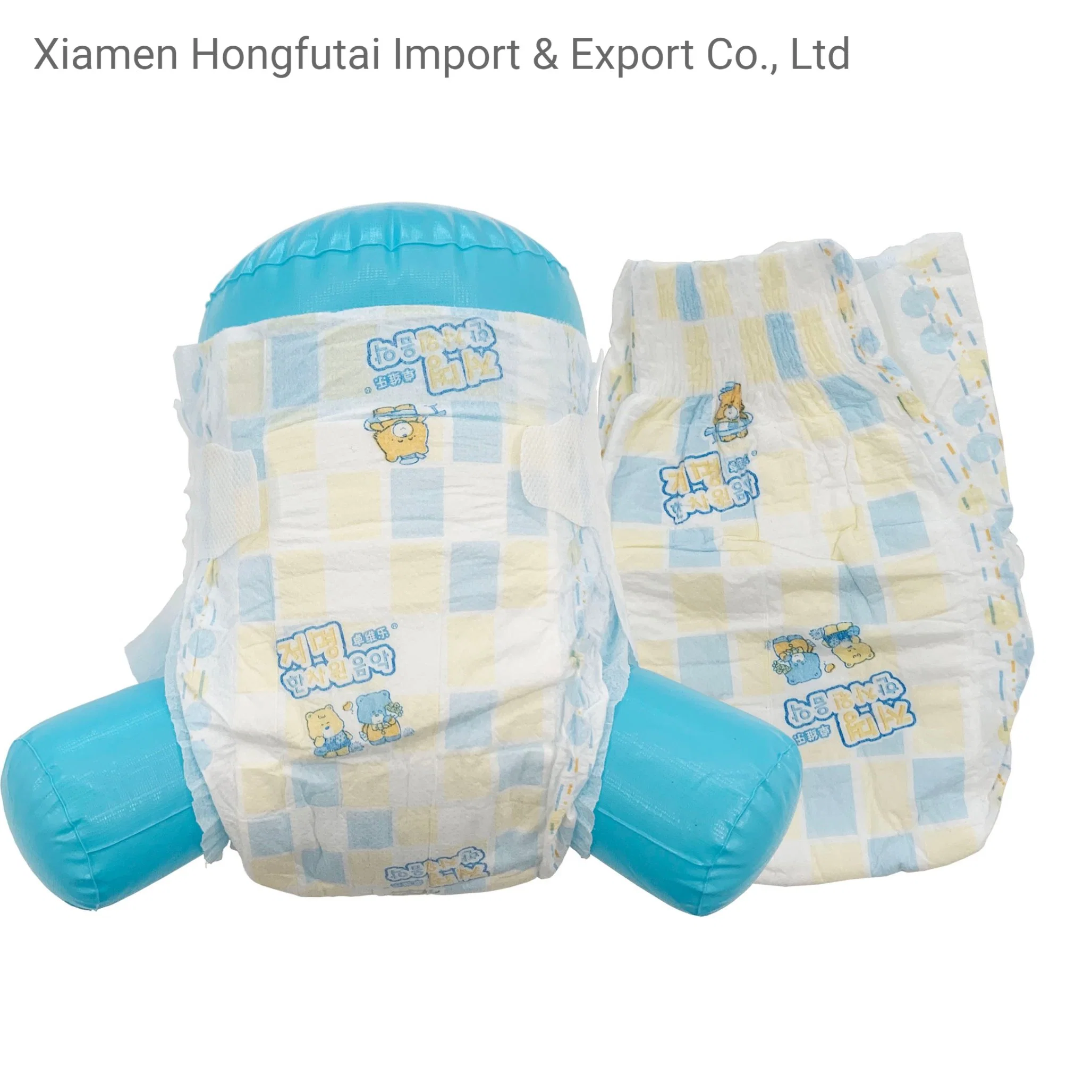 Soft Wholesale/Supplier Grade B Stocklot Baby Diapers Custom Disposable Baby Diapers