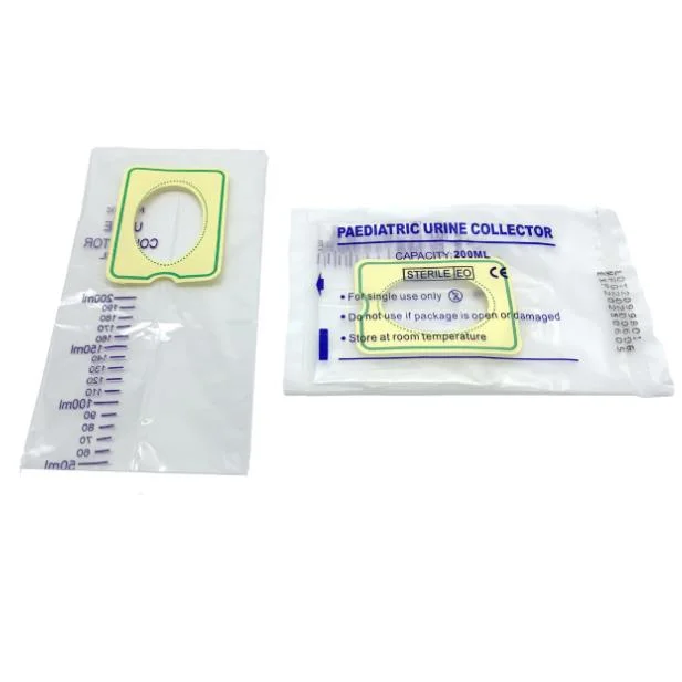 Sterile Infant Pediatric 100 200ml Urine Collector Bag