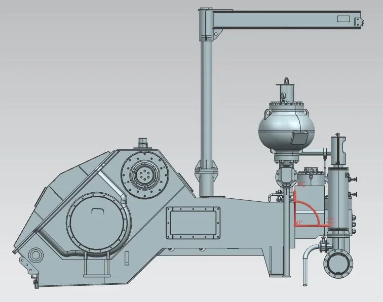 Unbt950 Unbt-1180L forage triplex Rig Russie Oilfield Equipement Triplex Mud Pompe