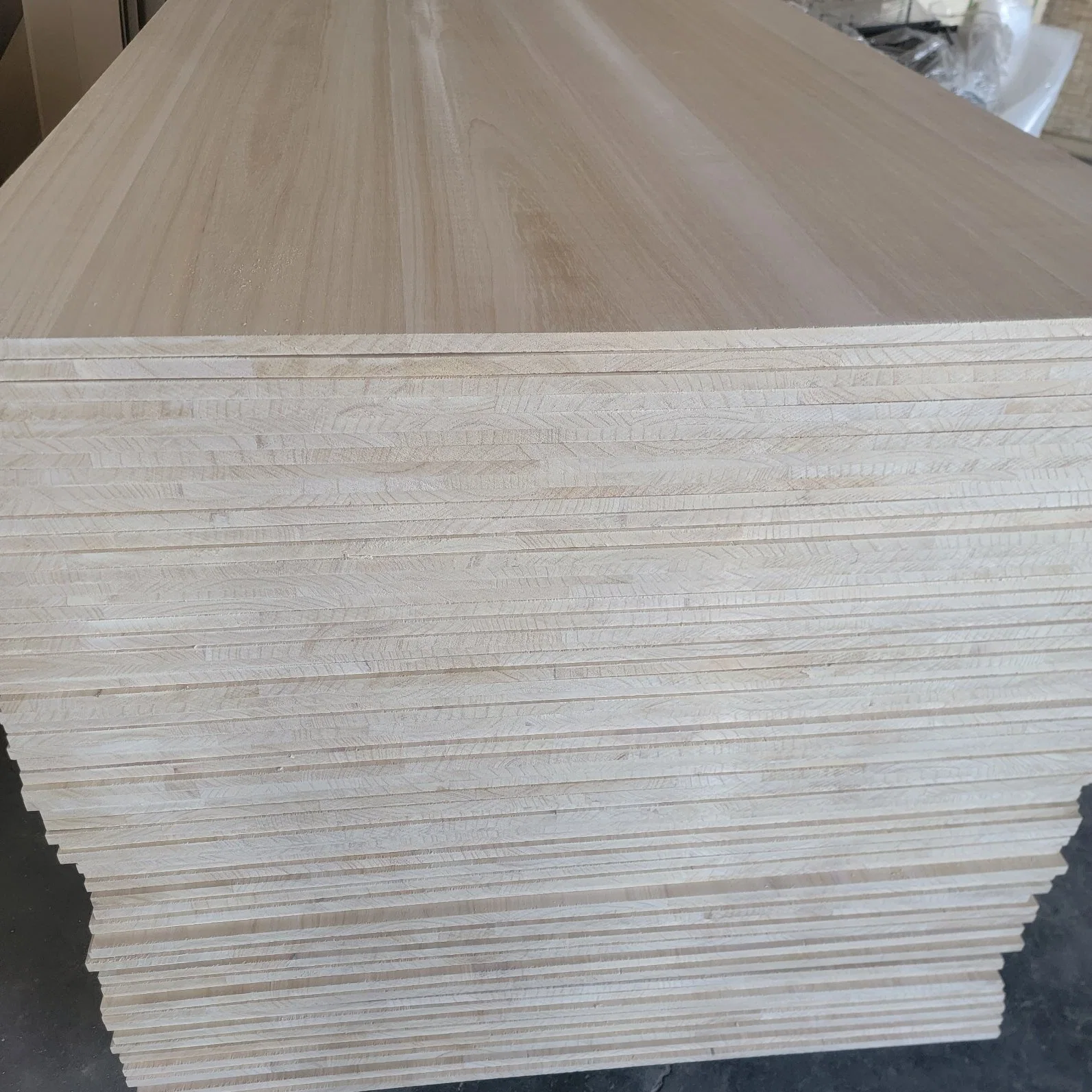 Venda direta na China Paulownia Lumber/Paulownia placas de madeira sólida