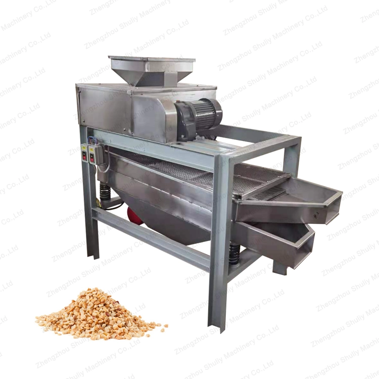 Chinese Supplier Peanut Kernel Crusher Pistachio Nut Chopper Hazelnut Cutting Machine