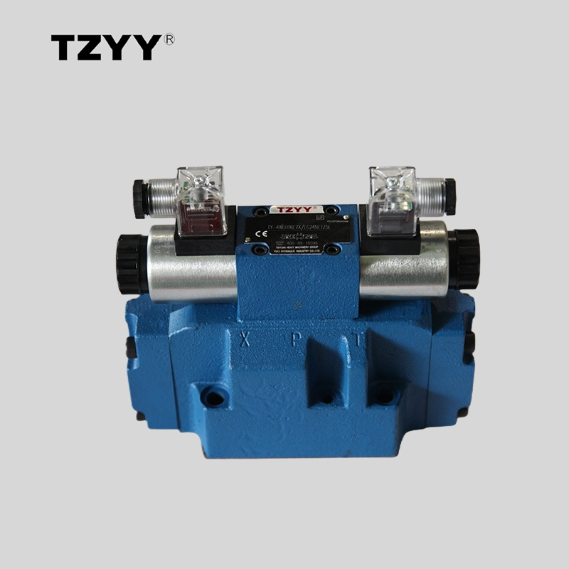 Tzyy Hydraulic 4weh10y Vanne directionnelle à commande électromagnétique pilotée à commande hydraulique