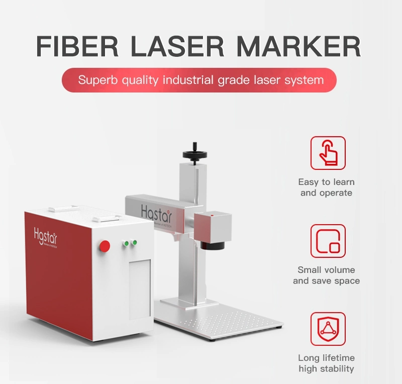 Fabrik direkt kompakte bequeme Mini C02 UV-Faser-Laser-Markiermaschine Tiefe Gravieren und Bohren Maschine 20W30W50W70W100W für Metall, Kunststoff, 3D Kristall, etc