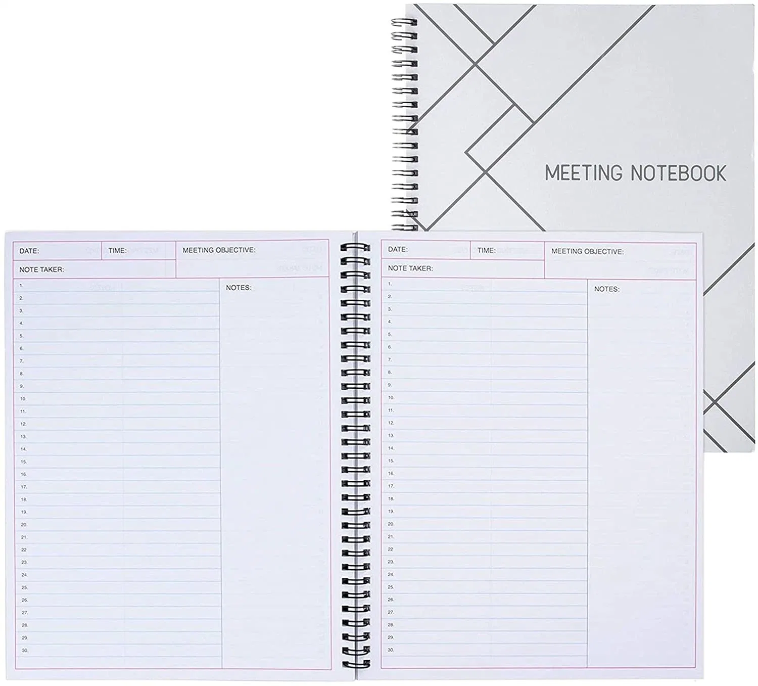 Beautiful Work Dairy Record Meeting Notebook