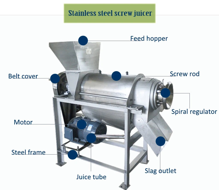 Máquina de licuar de naranja industrial de piña Lichee, Extractor de jugo de frutas de verduras