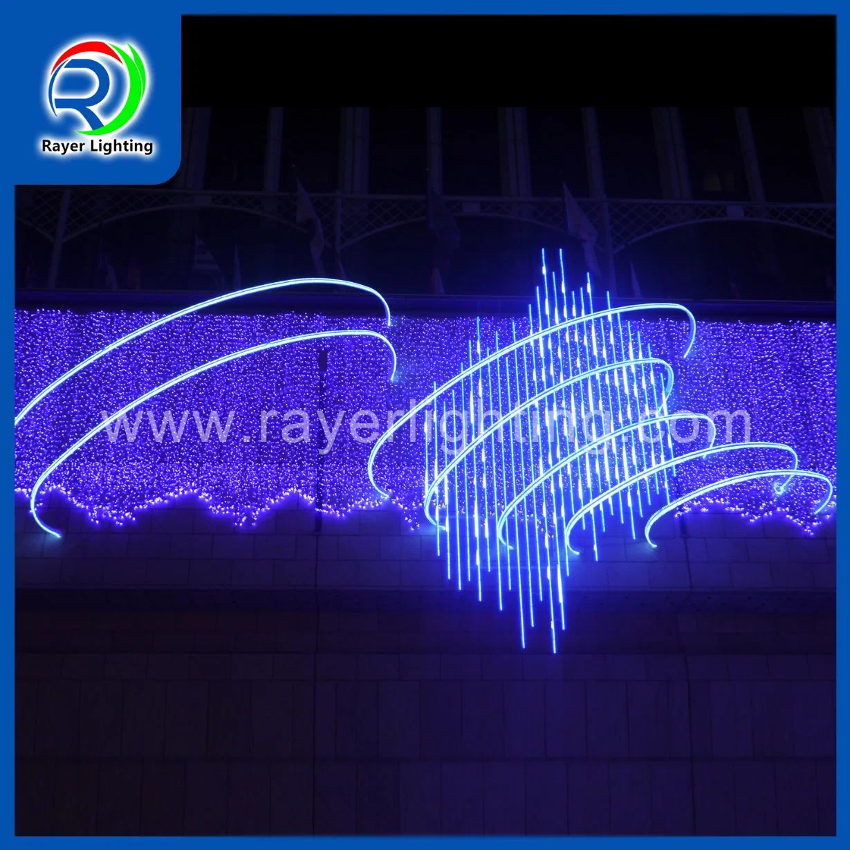 Outdoor Decoration LED Net Street Lighting Walkway Christmas Lights