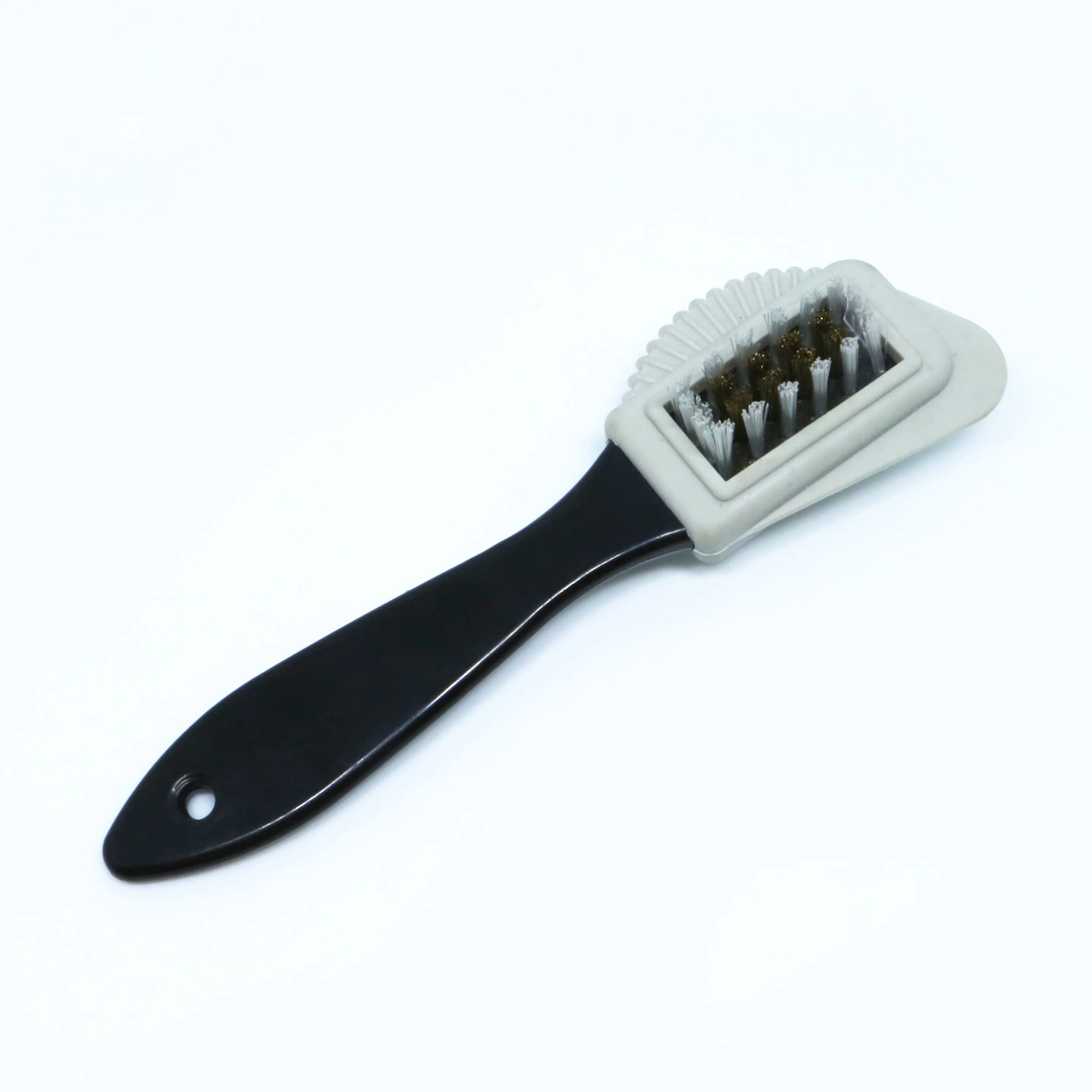 Rubber PP Brass Hair Plastic Handle Snow Boots Nubuck Suede Shoe Brush