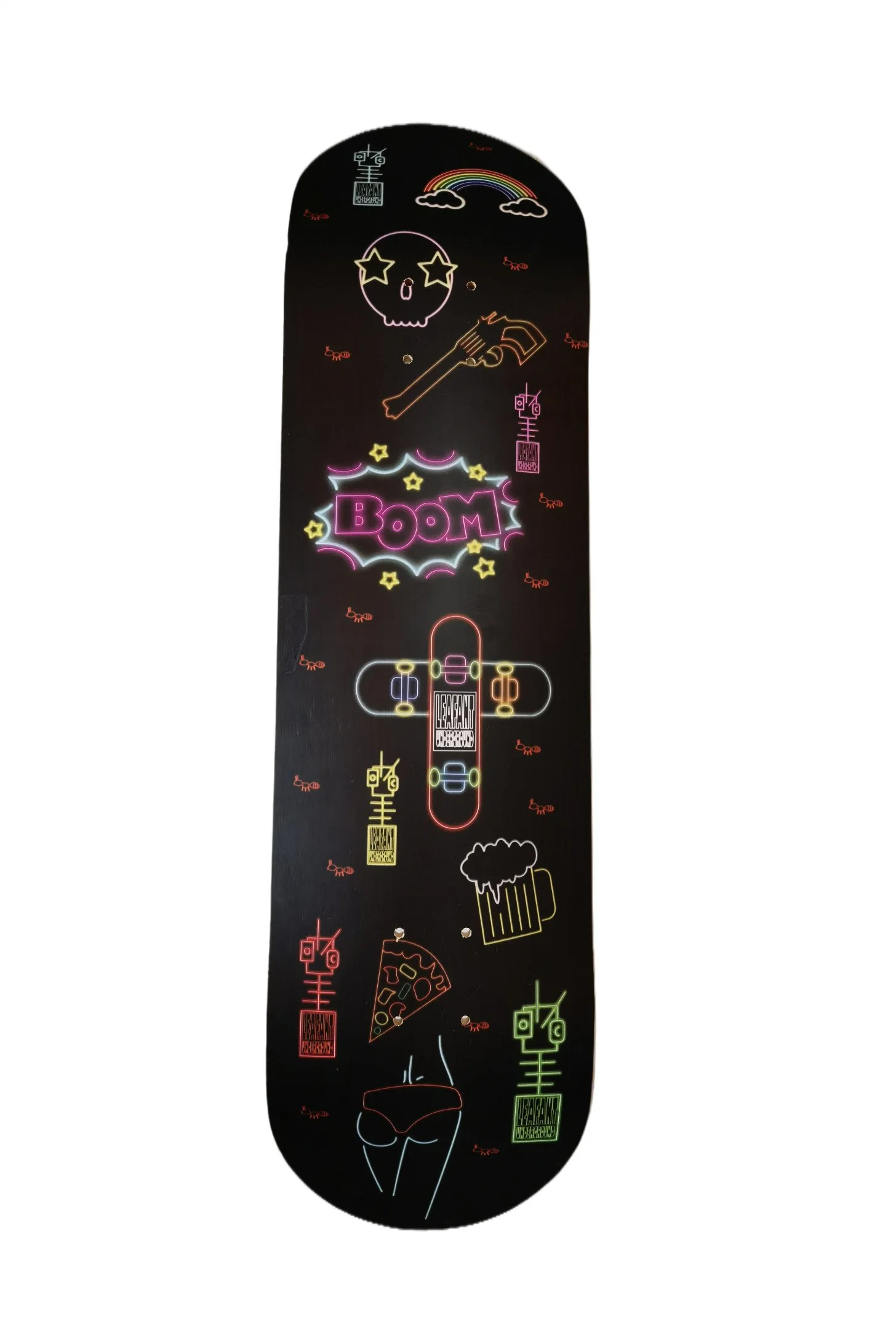 2023 Hot Custom Design 7 Ply Maple Professional High Standard Skateboard