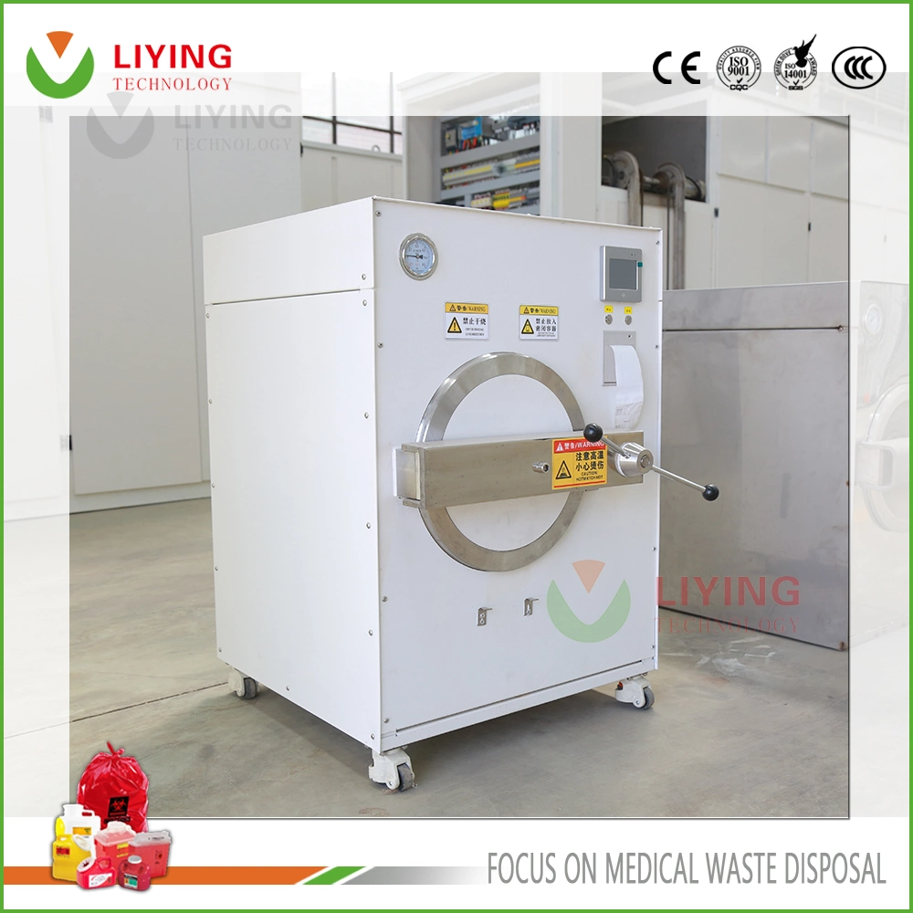 Desinfecção por micro-ondas tratamento de eliminação de resíduos médicos com autoclave de alta pressão