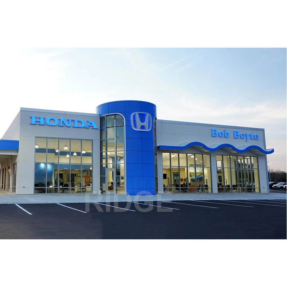 Peb Steel Structure Building Used Steel Structure Warehouse Commercial Building Free Design 4s Car Showroom Hall Price