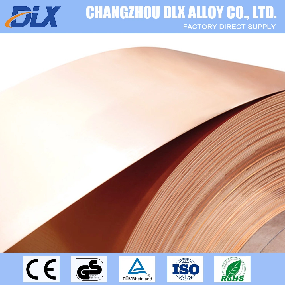 Fast Lead Time Cunisi Alloy C70250 Copper Sheet Strip Tape Foil Cw111c