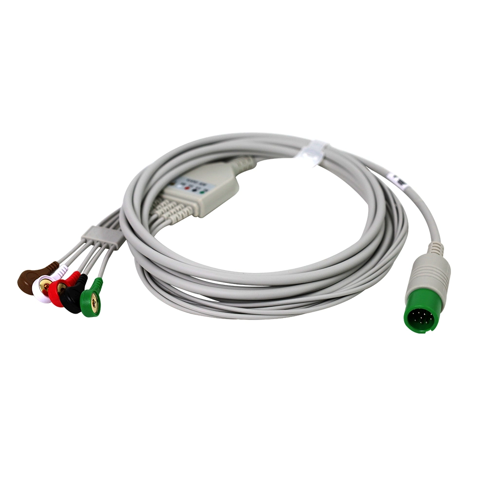 Contec Mortara NIBP Pressure Sensor Comen Patient Common ECG Cable Unimed Monitor Accessories