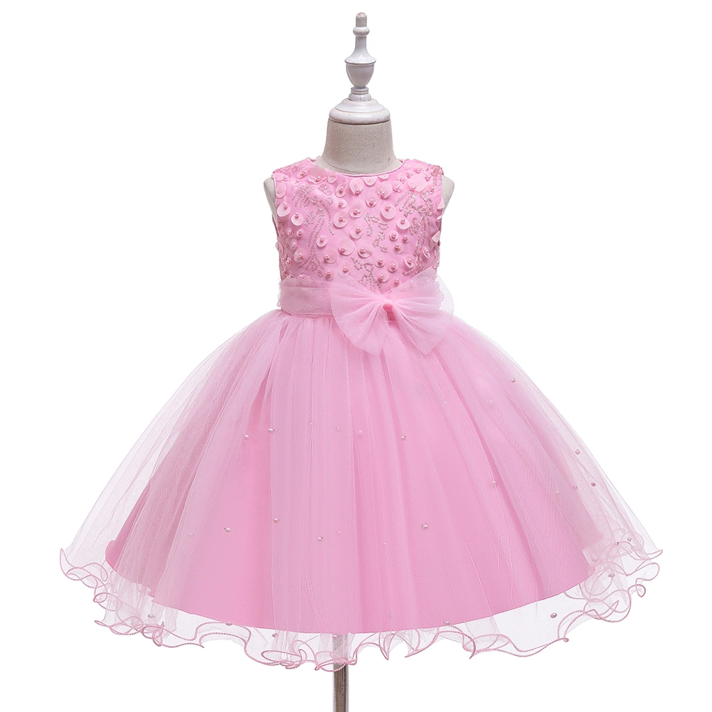 Baby Wear Bow Fashion Clothes Wholesale/Supplier Kids Party Dresses