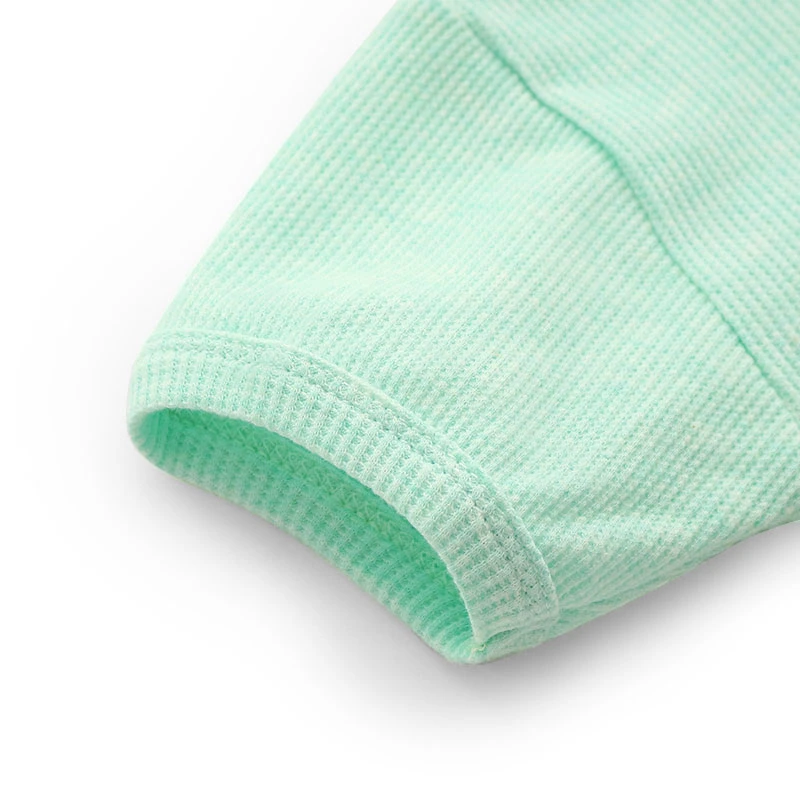 Camiseta Aqua Color 100% algodón para niños Camiseta con diseño de gofre para niños