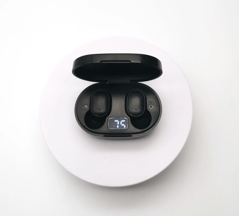 E6s de Tws Bt 5.0 Tapones de auricular inalámbrico verdadera pantalla LED de reducción de ruido los auriculares auriculares estéreo A6s juegos audifonos