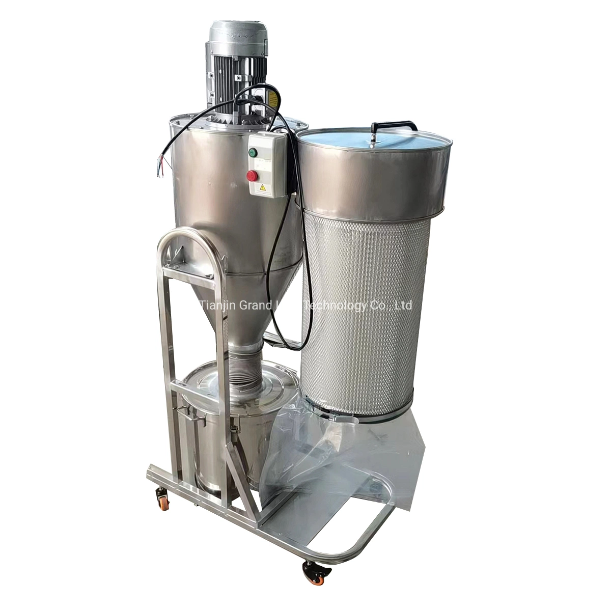 Food Grade 2200W Stainless Steel Dust Collector for Industrial Cleaning, Vacuum Cleaner