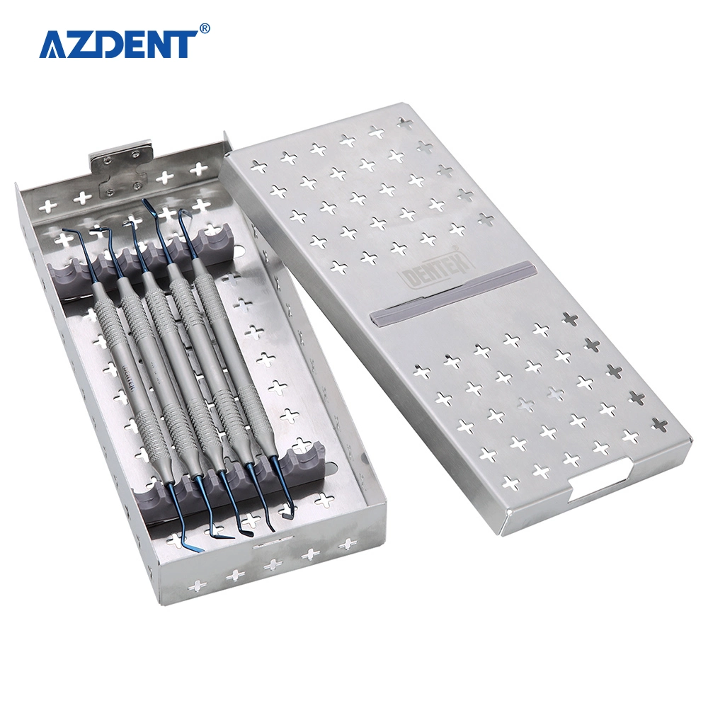 Wholesale Dental Composite Filling Instrument Blue Titanium Coated Restorative Kit