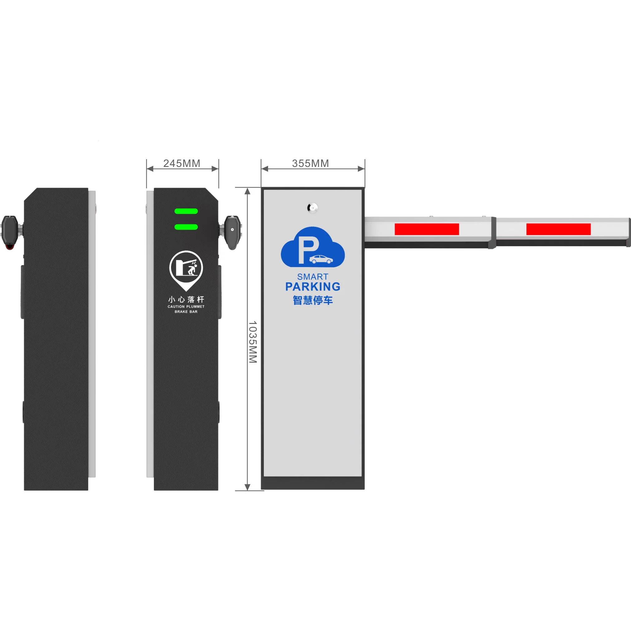Barrière de la rampe intelligent de haute qualité de la route du trafic de contrôle à distance automatique barrière de stationnement
