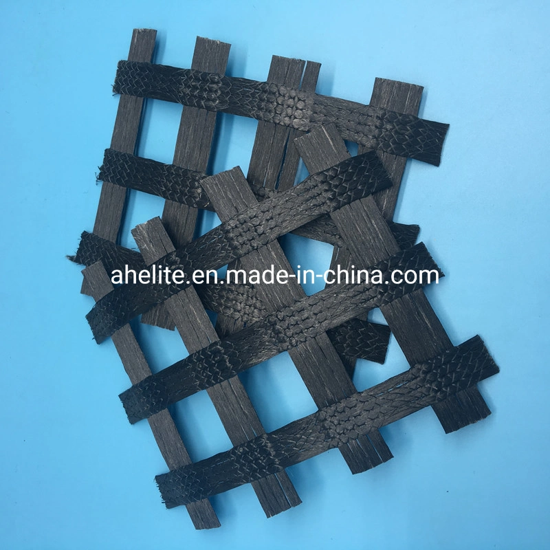 Biaxes/asphalte/bitume/polyester géogrille pour chemin de fer Foundation