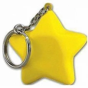 Estresse de PU Star Formato Chaveiro Estresse Promocional Bola brinquedos pequenos fabricantes