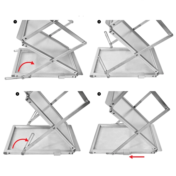 Дешевые стойки A4 складной портативный алюминиевый акриловый каталог полка