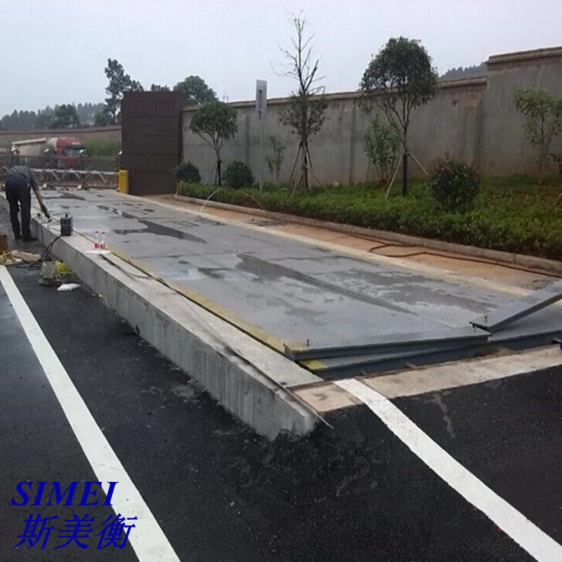 Electronic Above Ground 30 Tons Weighbridge Weighing Platform Floor Truck Scale