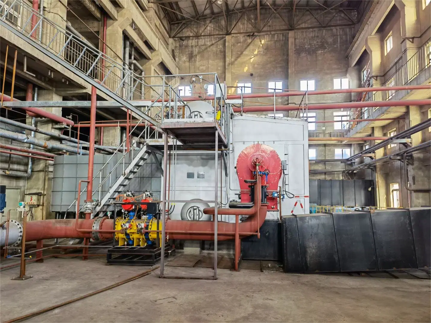 Chaudière à vapeur et tube d'eau de fer de qualité supérieure Moteur de vanne à trois voies pour chaudière à gaz