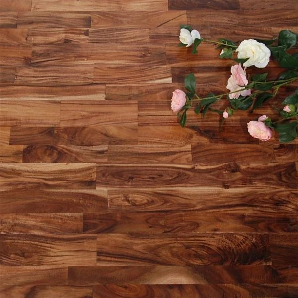 Natural Color Prefinished Asian Small Leaf Acacia Solid Wood Flooring Anti-Scratch Solid Acacia Hardwood Flooring/Wood Flooring