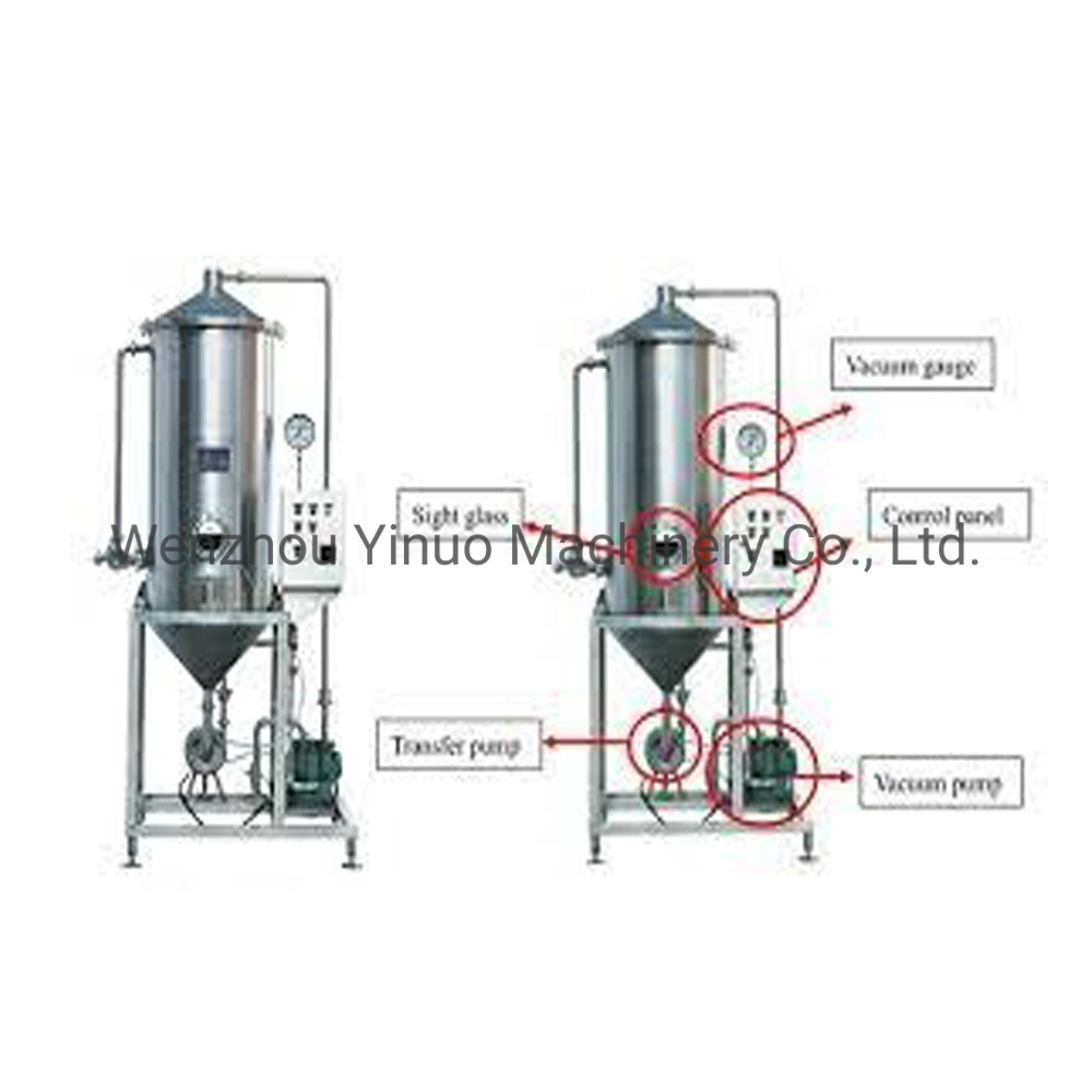 Joston Industrial Beverage Milk Degasser Vacuum Deaerator Degassing Machine