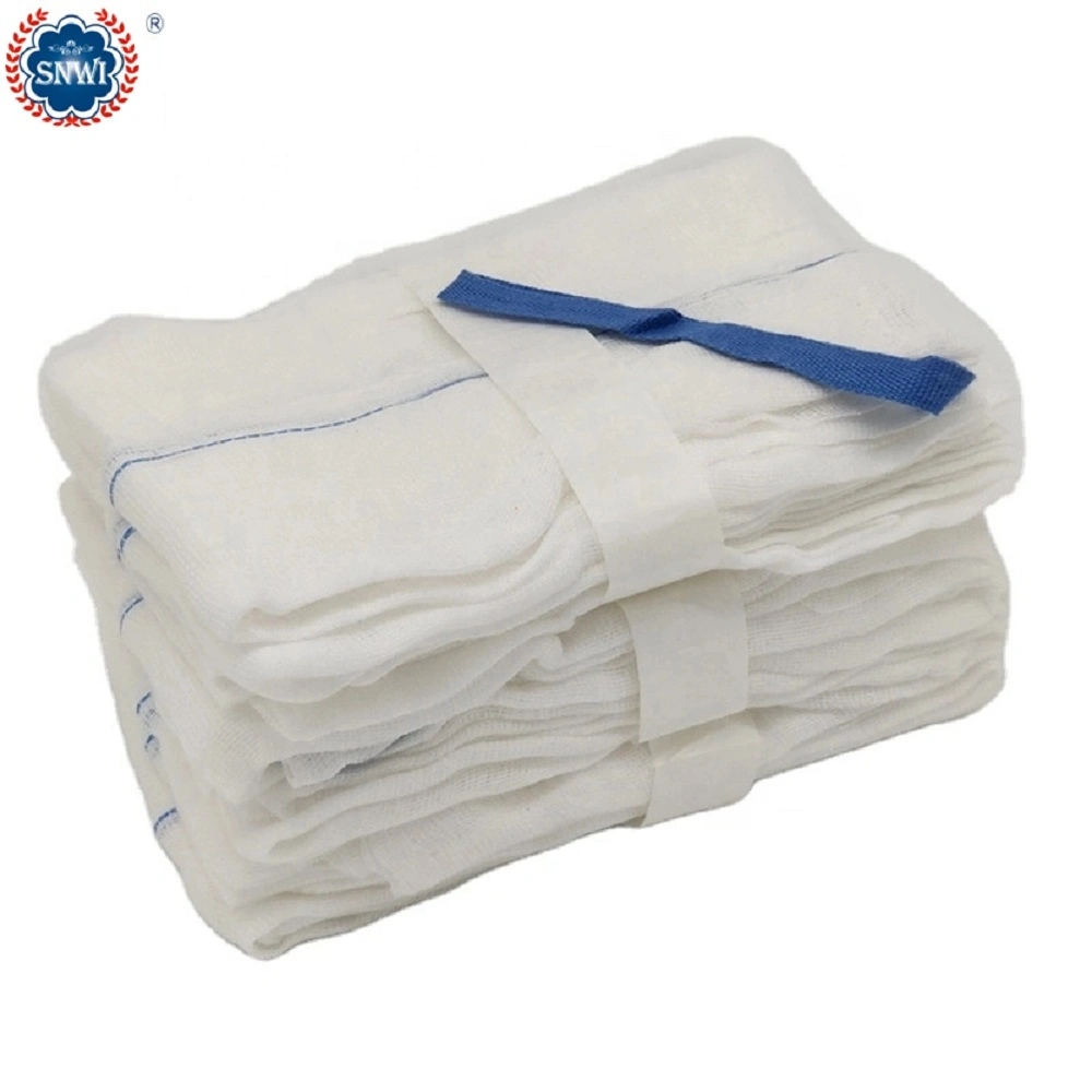 OEM China Supplier Medical Absorbent Cotton Surgical Sterile Gauze Abdominal Swabs Laparotomy Lap Pad Sponges with X-ray Detectable