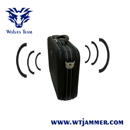 Potencia de RF de medio portátil WiFi GPS celular Jammer (para el bolso de diseño)