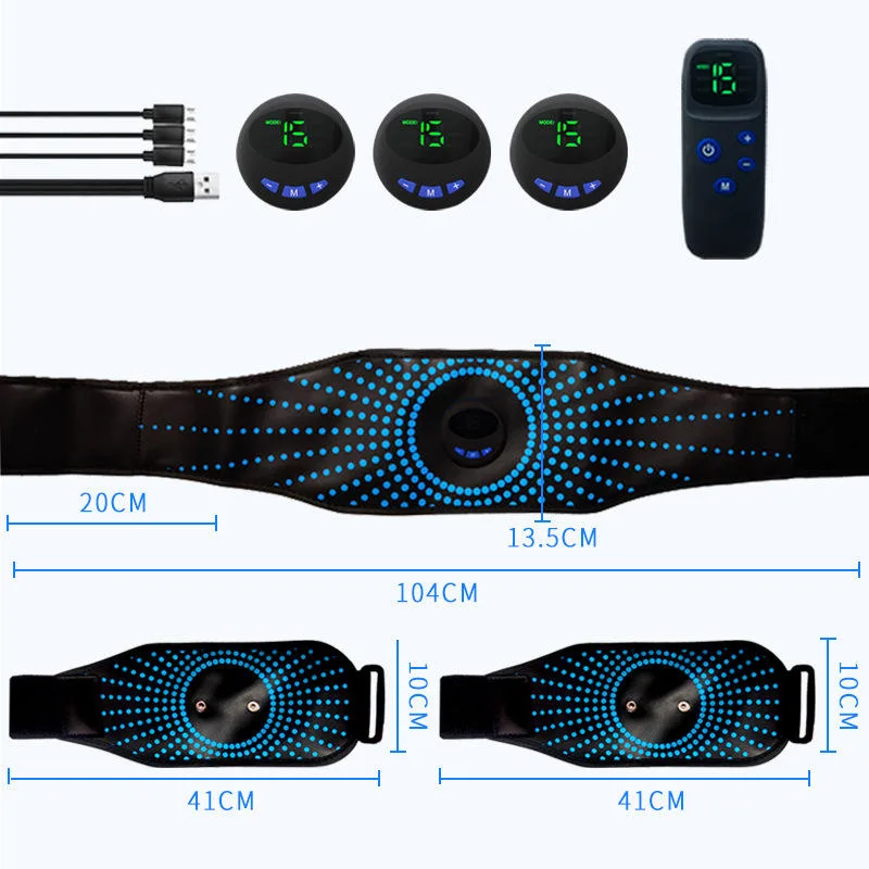 Calefactor eléctrico Abodomen Cinturón ortopédico respaldo ergonómico de la cintura La cintura de Fitness Shaper de Soporte Soporte