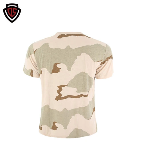 Dupla fonte segura Factory prontos para envio Outdoor Deserto tácticas militares de camuflagem T-shirt de manga curta