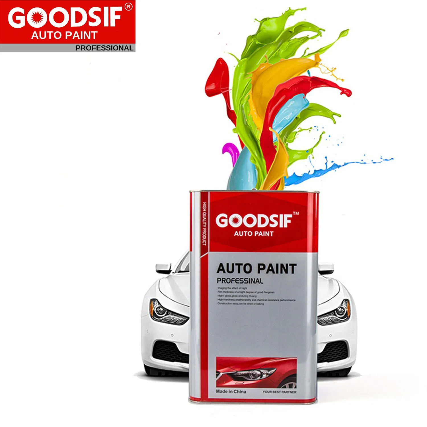 Auto Dilute Goodsif Car Paint Manufacturer Standard Dry Solvent Thinner Acrylic Automotive Paint Varnish