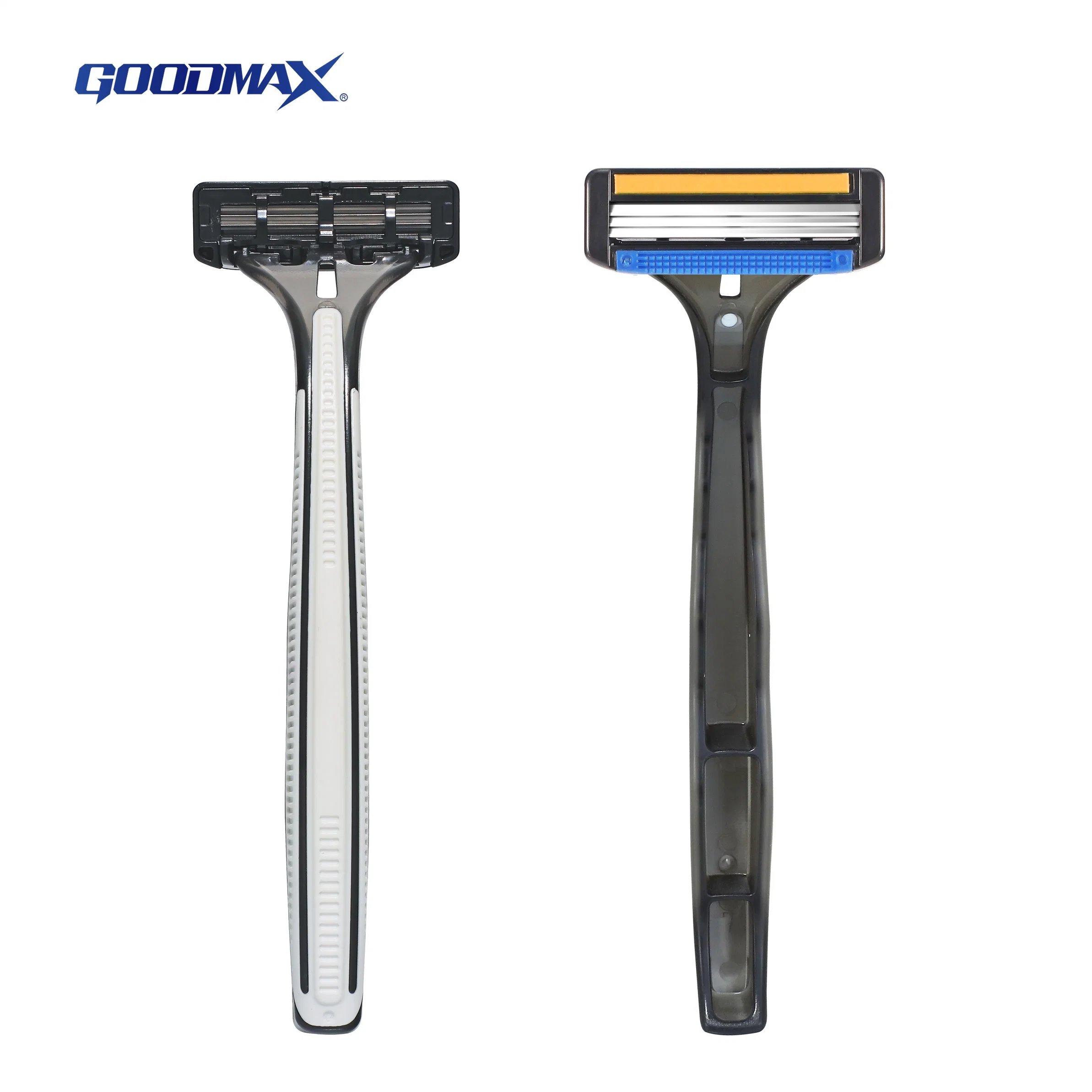 Men&prime; S Disposable Razor with Four Blade Back Opened design