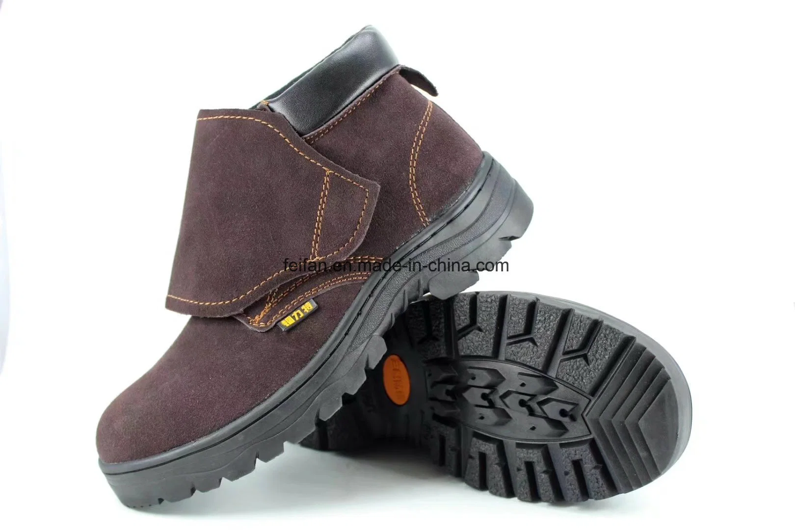 Suede Leather Steel Toe Anti-Slip Work Shoes/Safety Shoes
