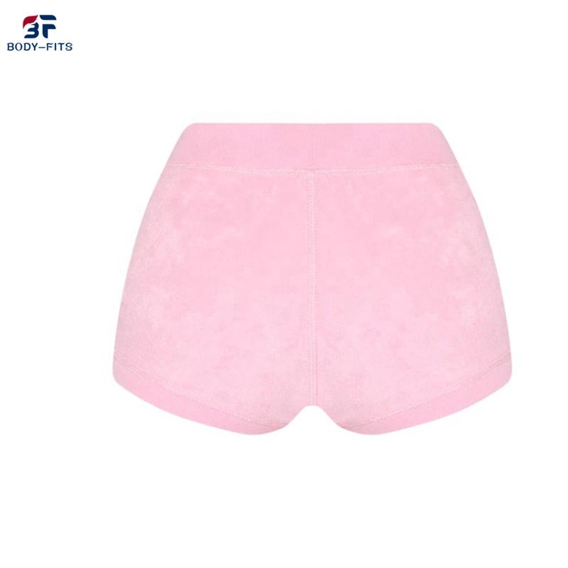 2023 Women Hot Shorts Cotton Terry Towel Shorts Terry Pink Boxer Shorts