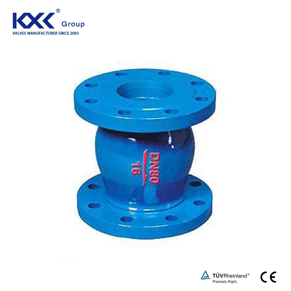 DIN Ductile Iron Di Ball Type Check Valve with Flanged Ends Check Valve