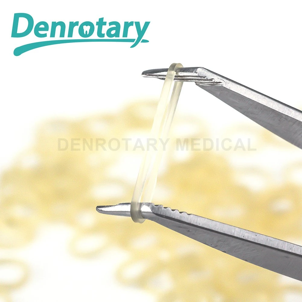 Dental Latex-Freies Gummiband Brace Orthodontisches Material High-Quallity Elastic Gummiband