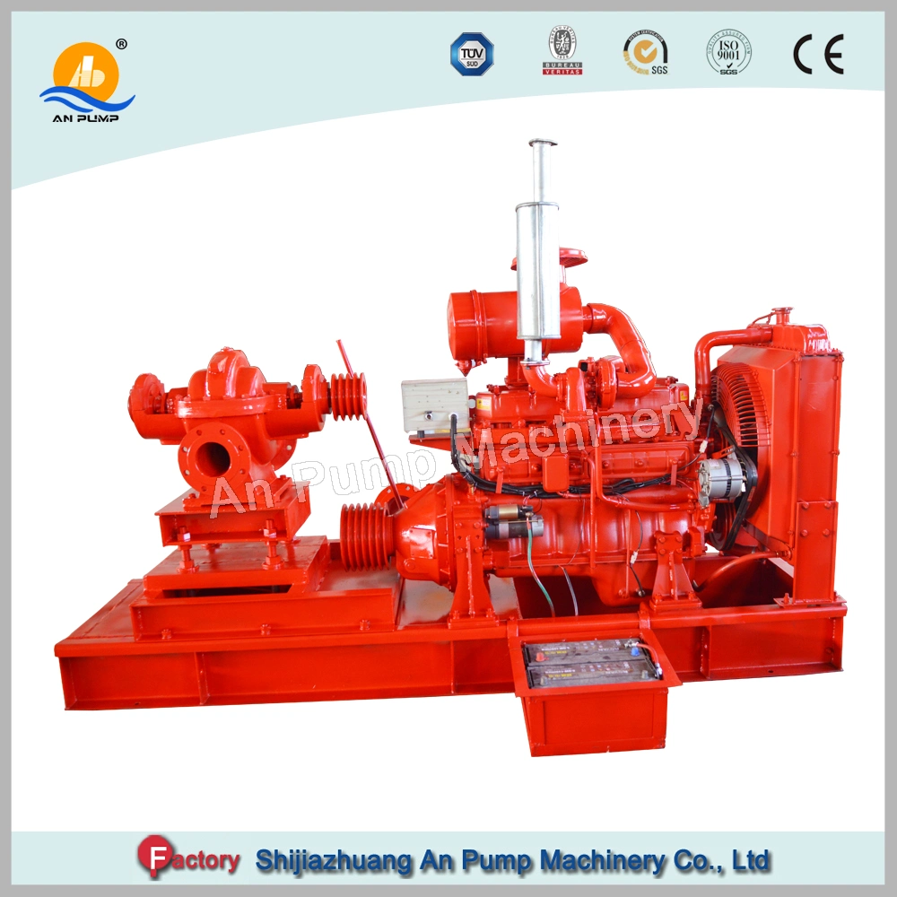 Axial Doppelsaugung Split Case Zentrifugalpumpe Flood Pump