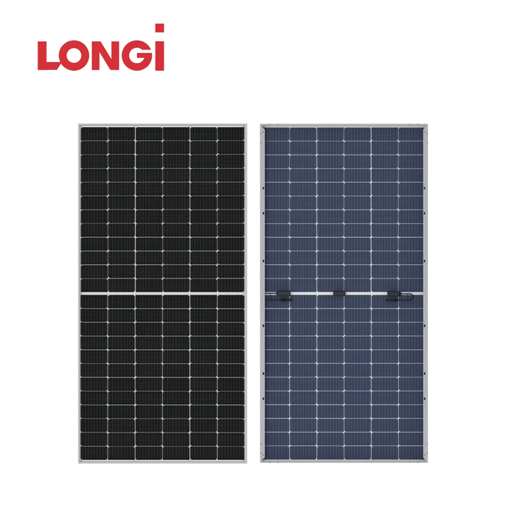 Module d'énergie solaire PV en silicium monocristallin de 550 watts de Chine avec cellule Jinko Longi.