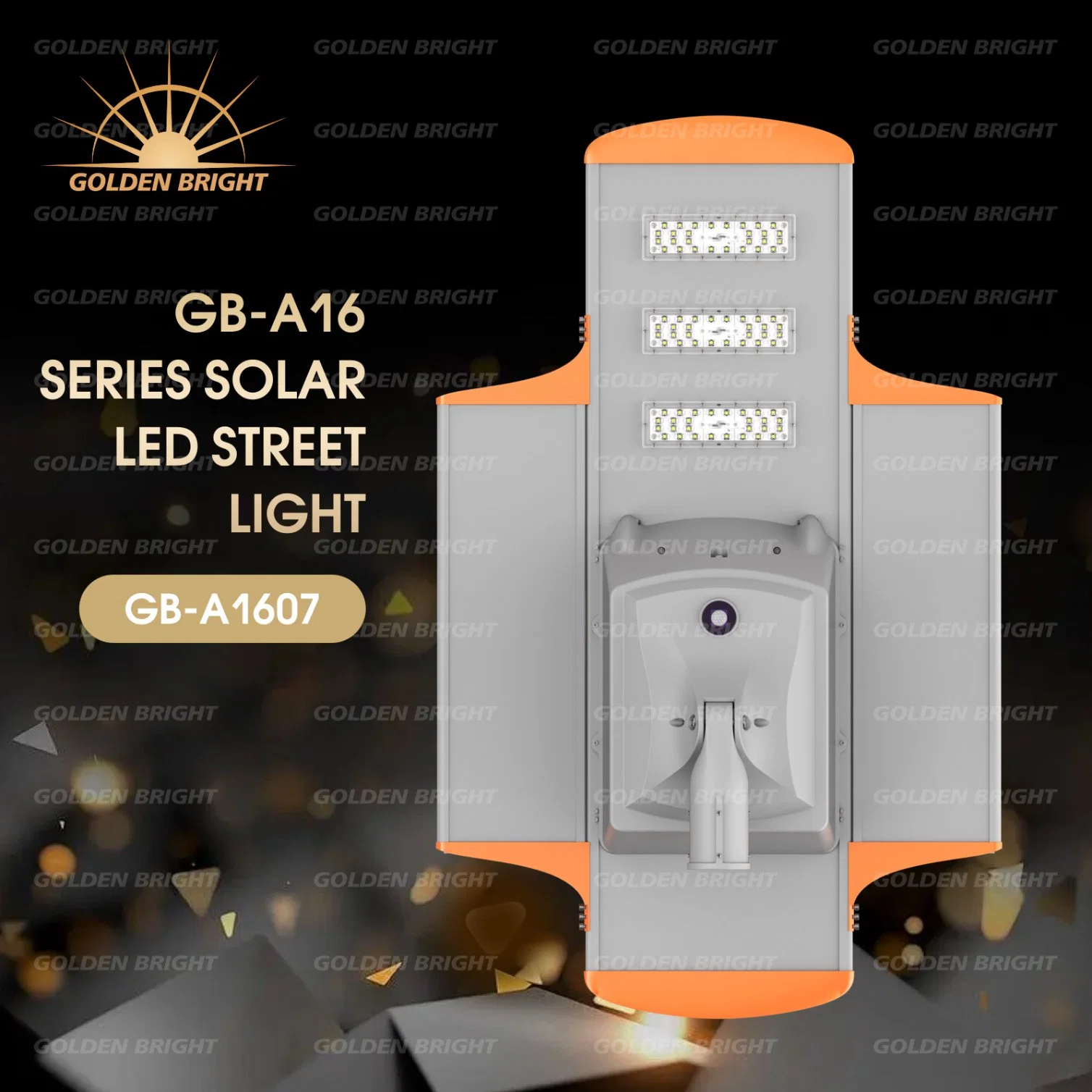 Offer 5-Years Goldenbright Energy Saving Lamp Solar Street Light LED